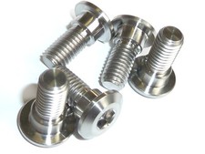 YAMAHA YZF R1 2004-2021 REAR BRAKE ROTOR DISC BOLT MOUNTING KIT TITANIUM GR5