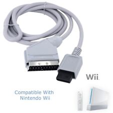 Scart Lead Video AV Cable For Nintendo Games Console Wii 6 ft 1.8m Grey