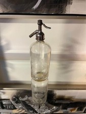 Antique Glass and Metal Seltzer Bottle / O’KEEFE Trade OK Mark TORONTO