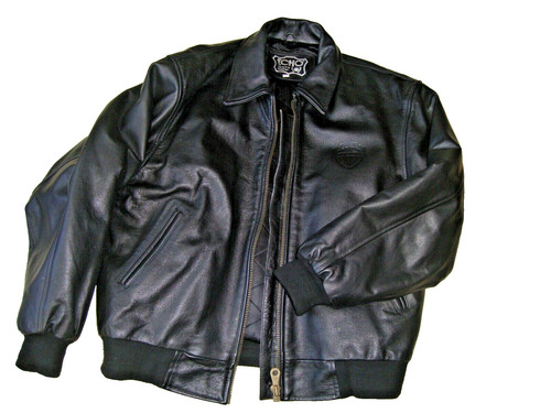 Warner brothers leather jacket - leather,