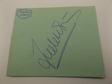 4" x 3.5" AUTOGRAPH BOOK PAGE