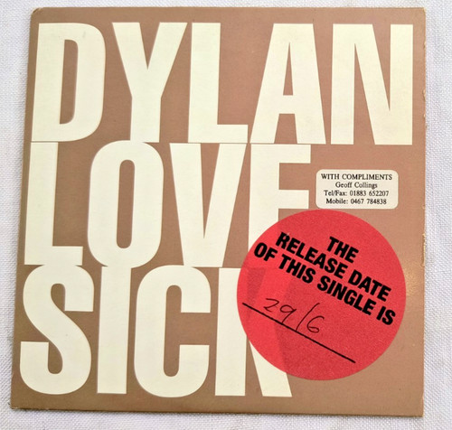Bob dylan love sick rare - bob,
