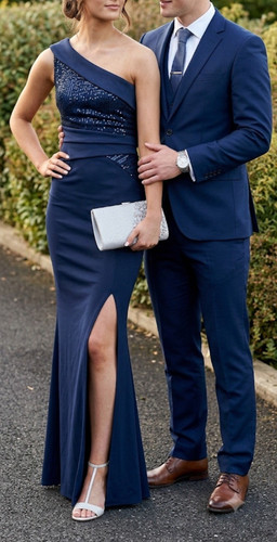 Lipsy navy one shoulder - lipsy,