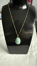 Amazonite green stone - stone, on