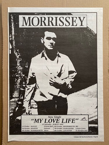 Morrissey love life poster - love,