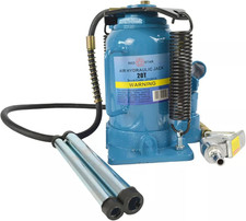 RED STAR 20 Ton Hydraulic Air Bottle Jack Pneumatic Lifting Ram Van Truck Lorry 