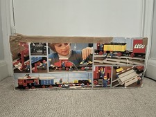Vintage 1969 Lego Set  7720 Train Set 4.5V Battery-Powered