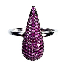 925 Sterling Silver Ring Pink