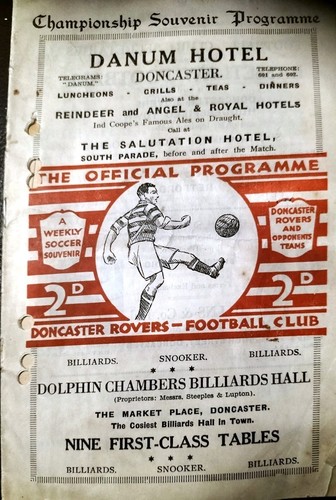 Rare pre war programme - rare,