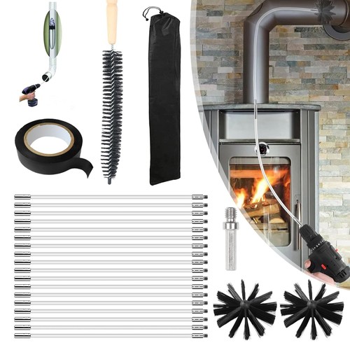 24pcs chimney cleaning brush - cleaning,