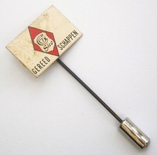 B262) Sico Gereed Schappen Cutting Tools vintage advertising tie lapel pin badge