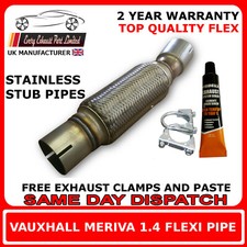 Vauxhall Meriva 1.4 2010-21 Exhaust Replacement Repair Flex Flexi