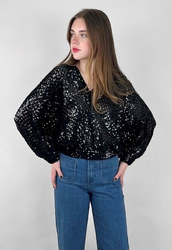 Vintage black sequin - vintage,