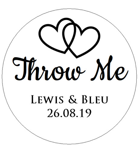 105 personalised confetti - x,