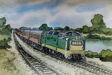 ORIGINAL WATERCOLOUR - Flying