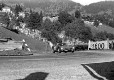 Carlo Mario Abate Driving A Ferrari 250Gt Breadvan Old Motor Racing Photo