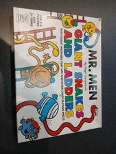 RARE Mr Men Giant Snakes & Ladders Paul Lamond Games Roger Hargreaves 2001