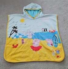 Peppa Pig Poncho Beach Towel By NEXT Aged 3-6 Years