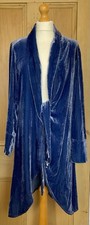 Nancy Mac blue velvet duster