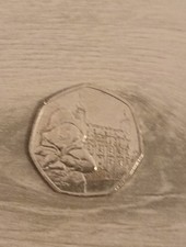 RARE 2019 Paddington Bear 50P
