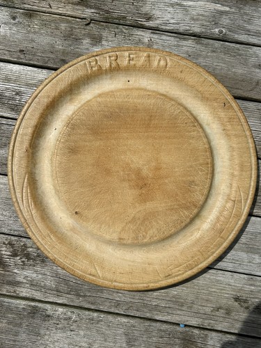 Vintage carved wooden bread - vintage,