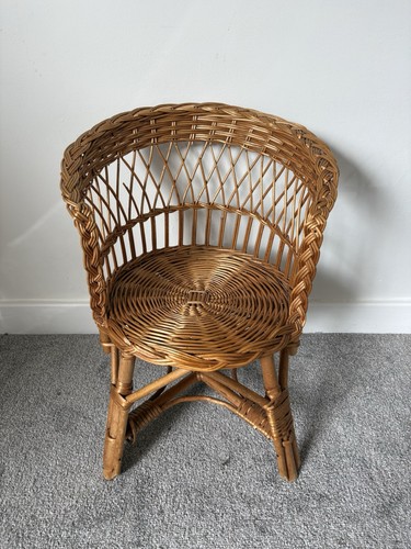 Vintage childrens wicker - childrens,