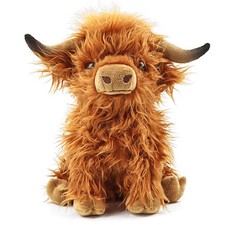 Highland Cow Plush Toy Brown