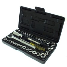 40pc Socket Set 1/4" & 3/8"