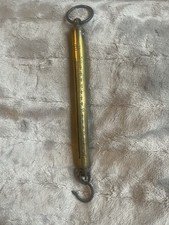 Vintage brass salter weighing - brass,