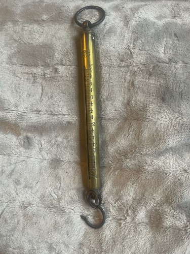 Vintage brass salter weighing - vintage,