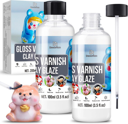 Air dry clay glaze - clay,