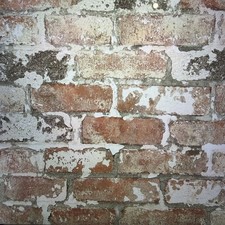 Weathered Red Brick Wallpaper