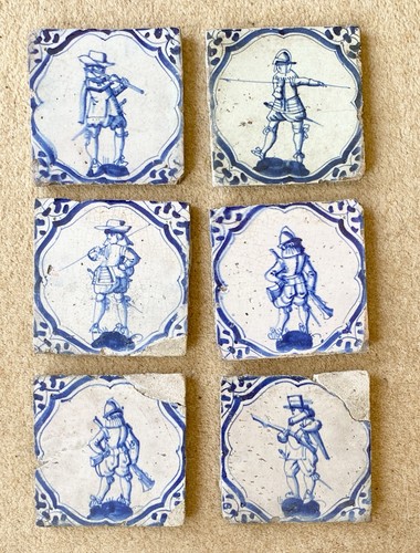 Rare set antique 17th - rare, 6
