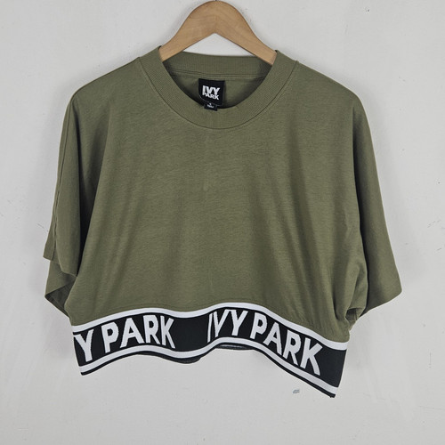 Ivy park womens green logo - park,