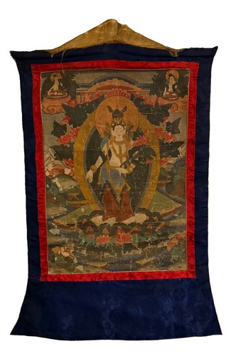 Antique hand painted tibetan - antique,