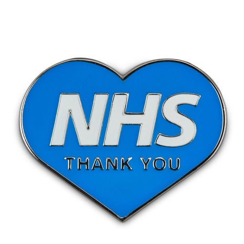 Nhs thank you heart - nhs, badge