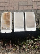 GAS FIRE RADIANTS X 3 - STANDARD SIZE - WHITE - CANNON - 13 91 08 / 915354