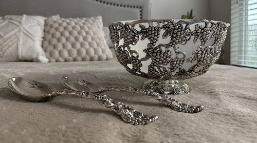 Godinger silver plate grape - silver,