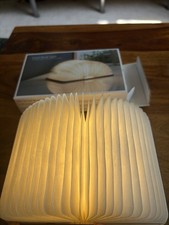 Smart Book Light Mini Walnut With In Built Rechargeable Battery With USB Charger