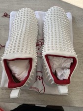 Christian Louboutin Spike Sock White