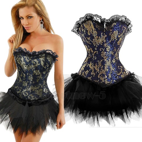 Burlesque costume corset dress - burlesque,