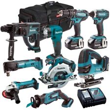 Makita 18V 9 Piece Combo Tool Kit 3 x 5.0Ah Batteries Charger & Bag T4TKIT-7315