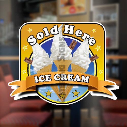 Whippy ice cream sold - ice,