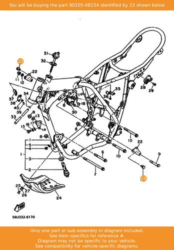 Yamaha bolt flange - yamaha, bolt,