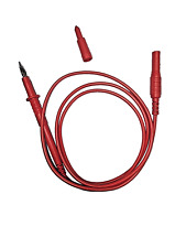 Earth Bond Test Lead (Red) for Seaward / Megger Portable Appliance Testers