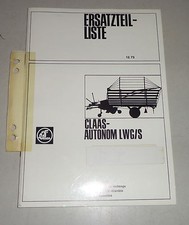 Parts Catalog/List Claas