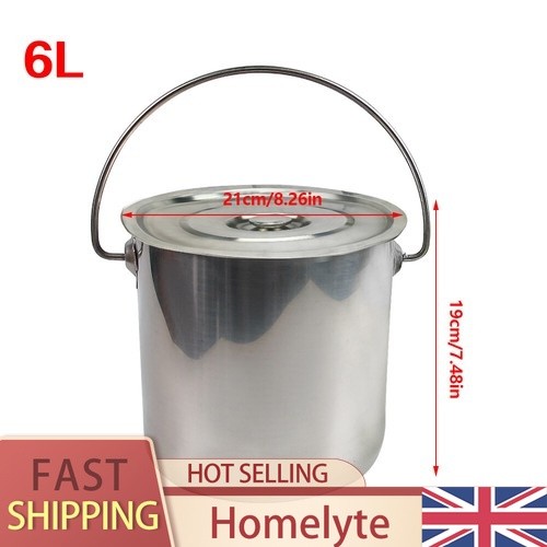 Milk can pail bucket - 6l,