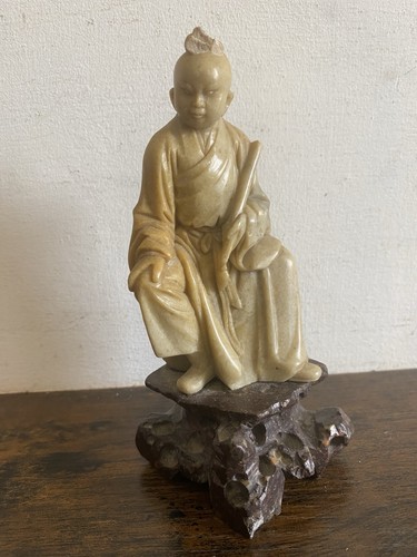 Vintage hand carved soapstone - vintage,