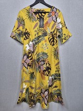 Pomodoro Linen Dress Size 14