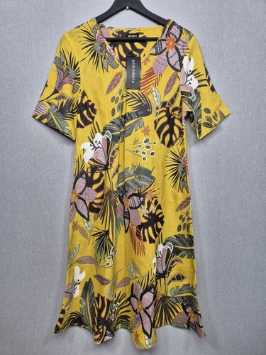 Pomodoro linen dress size - linen,